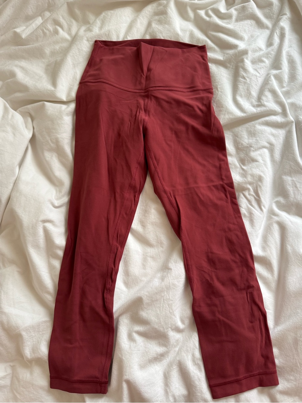 Lululemon 7/8 Align Leggings, size 4, burgundy
